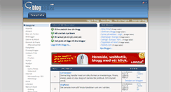 Desktop Screenshot of blogtoplist.se
